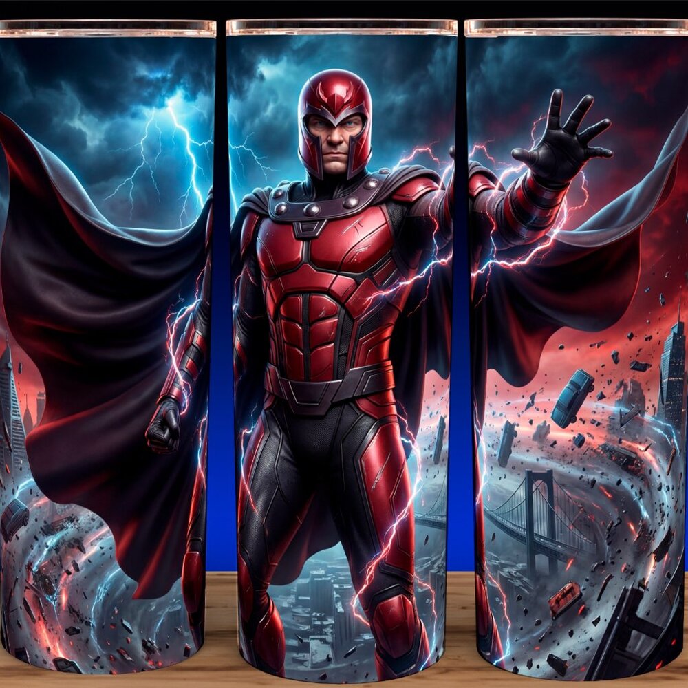 Magneto Master of Metal X-Men Super Villain Cup Mug Tumbler 20oz